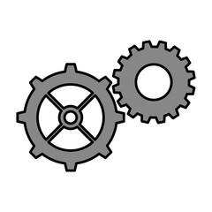 gear machinery isolated icon