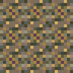Seamless pattern background from a variety of multicolored squares.