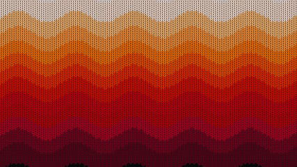 Background with a knitted texture, imitation of wool. Multicolored diverse lines.