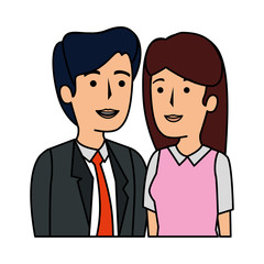 business couple avatars characters