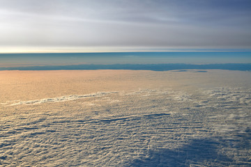 Clouds from the airplane