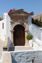 Naklejka premium idyllisches Häuschen in Lindos