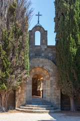 Naklejka premium byzantinisches Kloster auf dem Filerimos