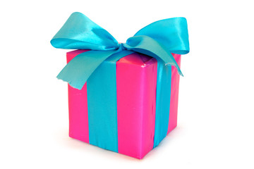 Gift box with ribbon and bow