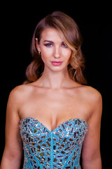 Fototapeta premium Beautiful young blonde woman