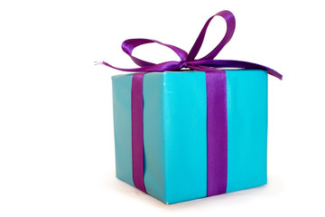 Gift box with ribbon and bow