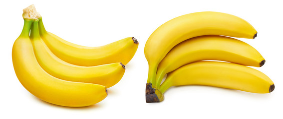 Bunch of bananas isolated