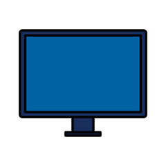 Fototapeta premium computer desktop isolated icon