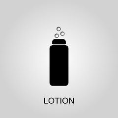 Lotion icon. Lotion symbol. Flat design. Stock - Vector illustration.