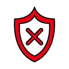 shield security isolated icon