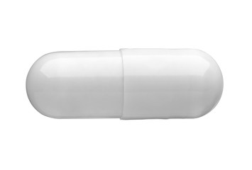 Fototapeta white red pill medical drug medication obraz