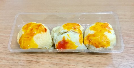 Close up of thai dessert