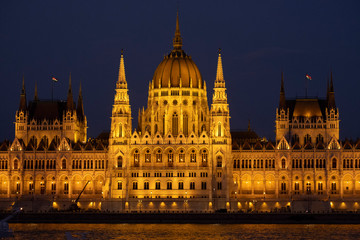 Fototapeta na wymiar Budapest, Hungarian Parliament Building