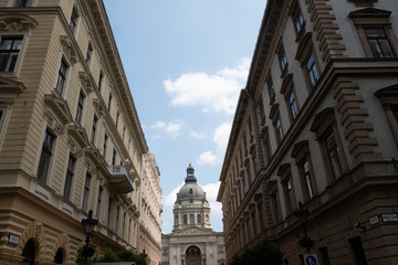 Fototapeta premium the St. Stephen's Basilica, in Budapest, Hungary