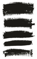 Calligraphy Paint Brush Background Mix High Detail Abstract Vector Background Set 95