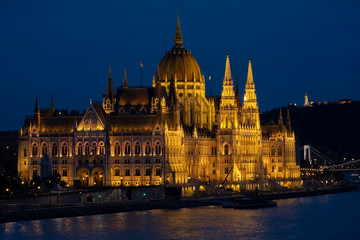 Fototapeta premium Budapest, Hungarian Parliament Building