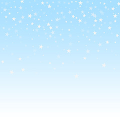 Fototapeta premium Random falling stars Christmas background. Subtle 