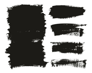 Calligraphy Paint Brush Background Mix High Detail Abstract Vector Background Set 55