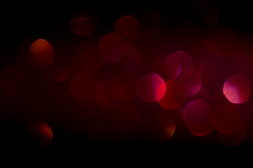 red shiny bokeh background. festival celebration background concept.