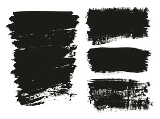 Calligraphy Paint Brush Background Mix High Detail Abstract Vector Background Set 35