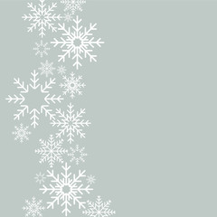 carte, flocon de neige