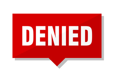 denied red tag