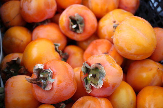 Paradise apple is also known as fruit Khaki, Persimmon or Golden Apple.