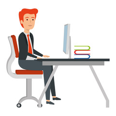 businessman in the workplace