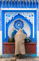 Brunnen in Chefchaouen in Marokko
