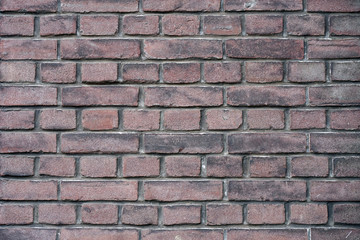 Old red brick wall for background or texture. Old red brick wall texture background