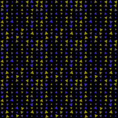Abstract seamless pattern background with multi-colored varied triangles.