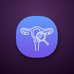 Gynecological exam app icon