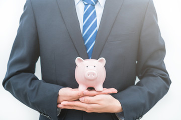 Protect piggy bank -- the concept of saving