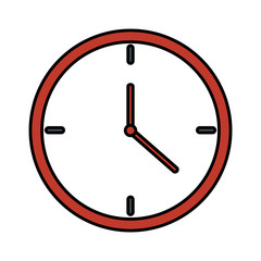 time clock isolated icon