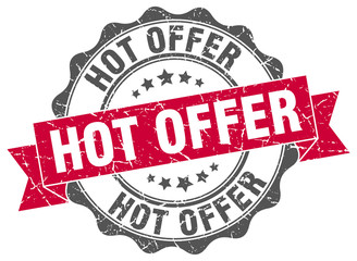 Obraz premium hot offer stamp. sign. seal