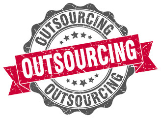 outsourcing stamp. sign. seal