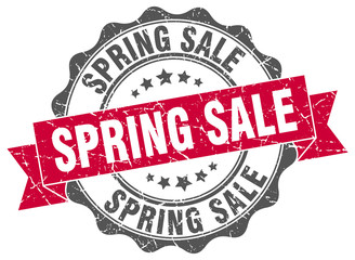 spring sale stamp. sign. seal
