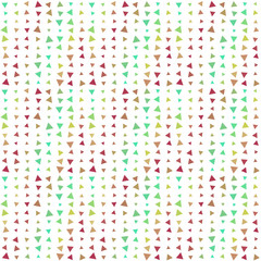 Obraz premium Abstract seamless pattern background with multi-colored varied triangles.