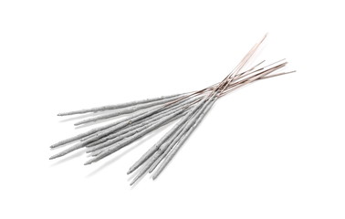 Sparklers isolated on white background