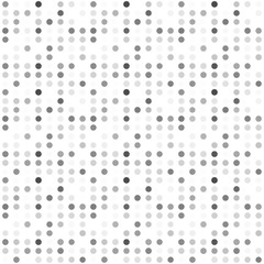 Seamless abstract pattern background with a variety of colored circles.