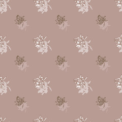 Seamless background pattern with various colored spots.