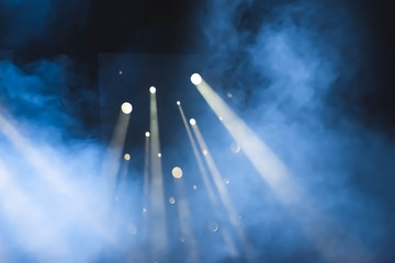 Stage lights smoke