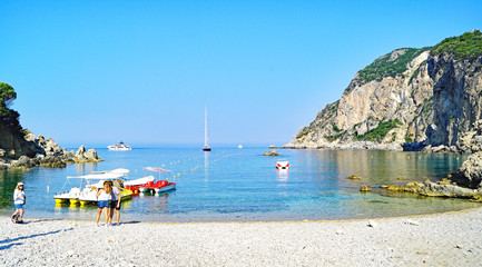 Obraz premium Corfú, Grecia, Europa