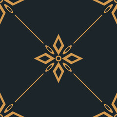 abstract floral seamless pattern with flowers, netting and leaves