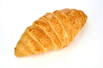 Croissant on a white background