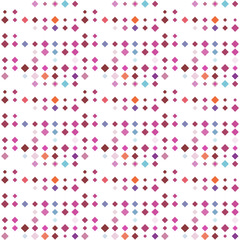 Abstract seamless pattern background with multicolored various rhombuses.