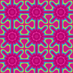 Seamless background pattern with a variety of multicolored lines.