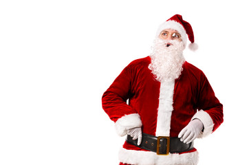 Santa Claus isolated on white background