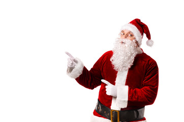 Santa Claus isolated on white background