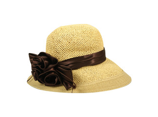 hat weave, isolated on white with clipping path.